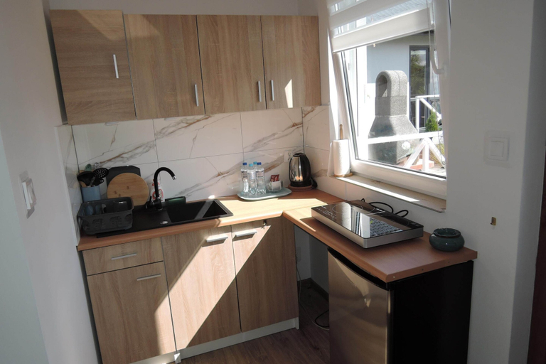 Private kitchen, New Holiday Home for 5 People in Wiselka, Kamień