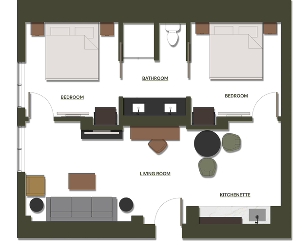 Floor plan 4, The Promissory Hotel, Roanoke City