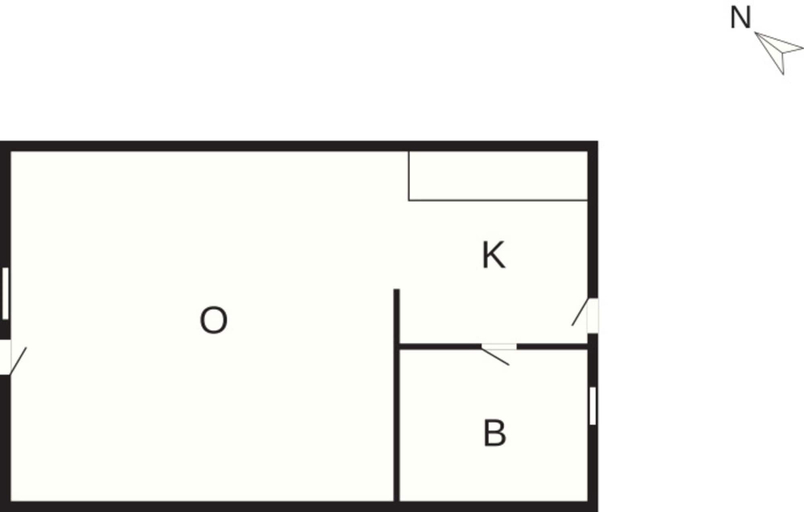 Floor plan, 4 Star Holiday Home in Svaneke, Bornholm