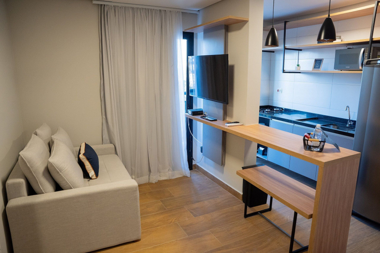 Living area 3, Infinity Home Suítes Anhembi, São Paulo
