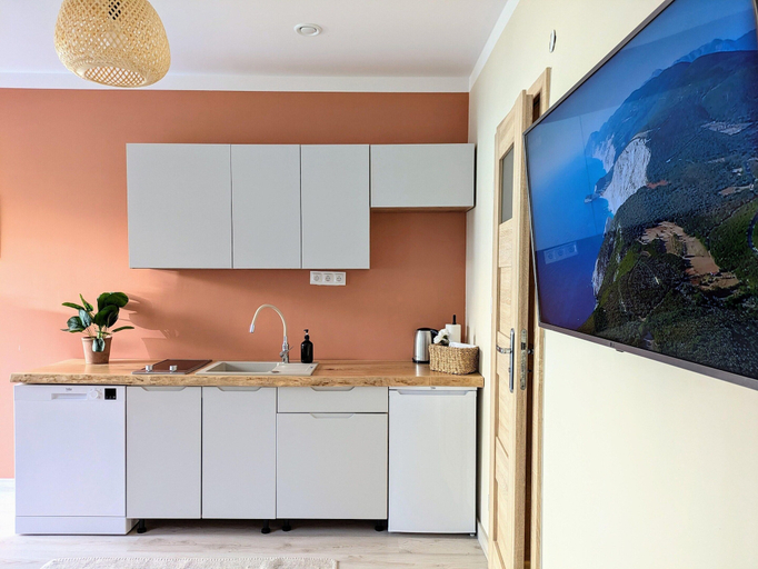 Private kitchen 2, Holiday Apartment in Kolobrzeg, by the River, Kołobrzeg
