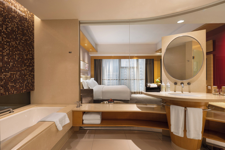 Bathroom 5, New World Wuhan Hotel, Wuhan