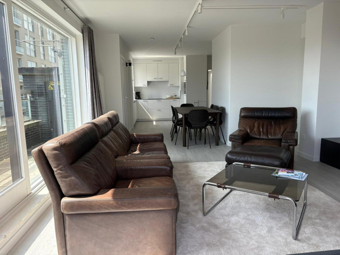 Living room 4, Stylish 3-bedroom Apartment With sea View, West-Vlaanderen