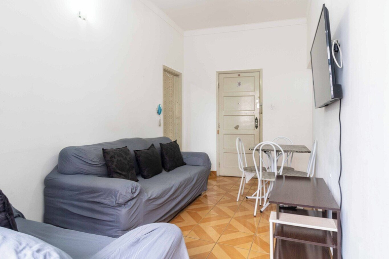 Room 2, Apto Pet-friendly a 400m da Praia do Boqueir o, São Vicente