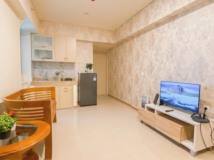 Living area 3, Earthtone 2Br At Meikarta Apartment, Cikarang