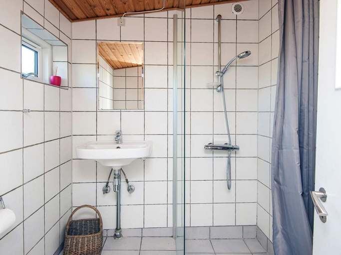 Bathroom, 4 Person Holiday Home in Grenaa, Norddjurs