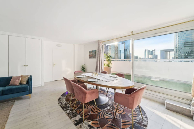 Dining room, Exceptional Terrace apt - La D Fense - Bail Mob, Hauts-de-Seine