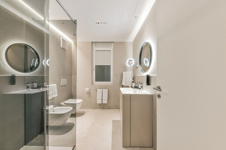 Bathroom 4, Quellenhof Luxury Resort Lazise, Verona