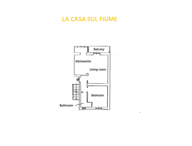 Room 3, La Casa sul Fiume in Mandello del Lario, Lecco