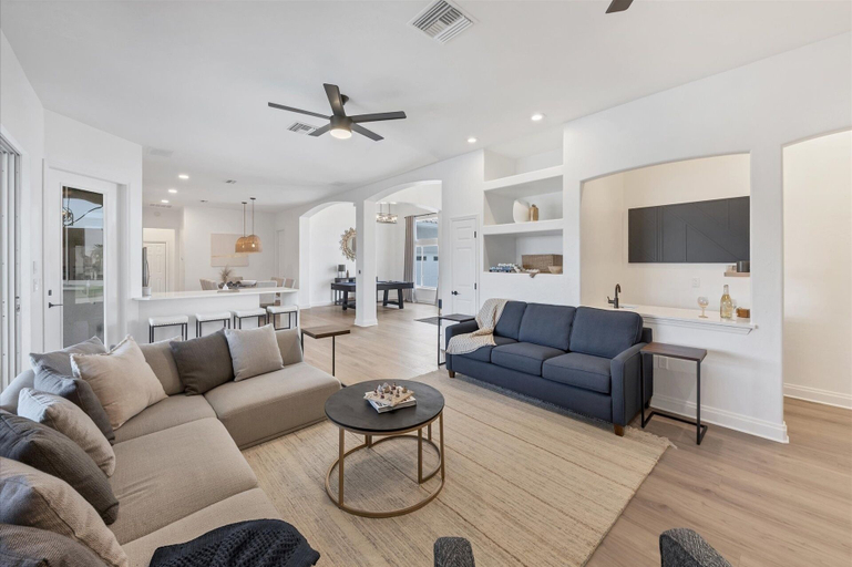 Living area 3, Punta Gorda 3-Bedroom Canalfront Vacation Home with Dock 3 Home, Charlotte