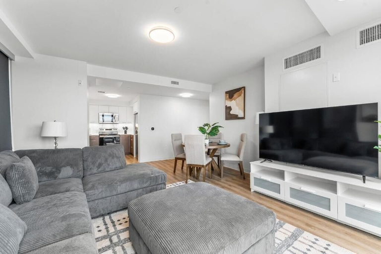Living area 3, Furnished Apts near Harvard Stadium, Boston