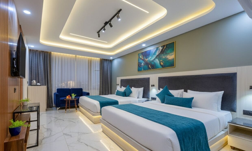 Bedroom 2, Hotel Urban Royale Near IGI Airport, Delhi