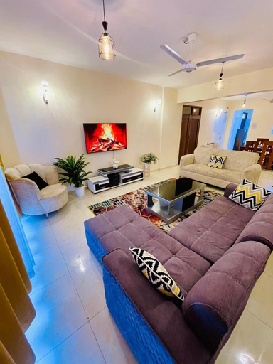 Living area 3, Third Avenue Beach Apartments, Nyali