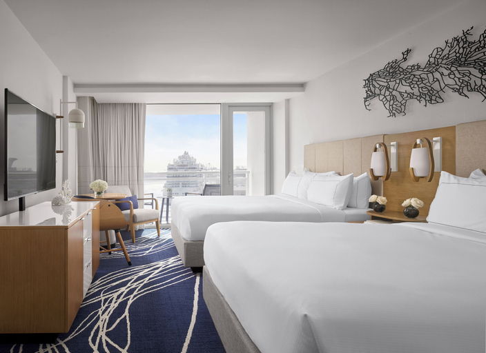 Bedroom 3, Hilton Fort Lauderdale Marina, Broward