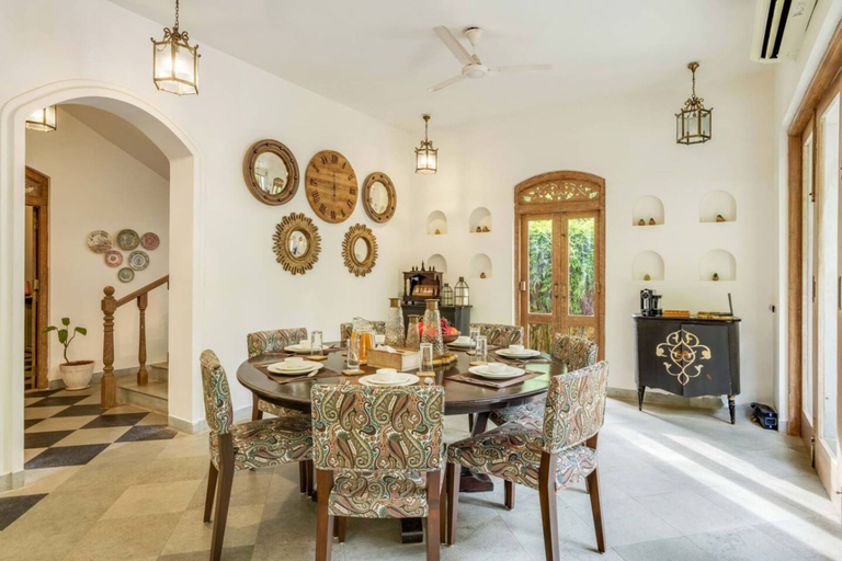 Room 4, 4bhk Villa in Siolim Pool Lush Forest View, North Goa