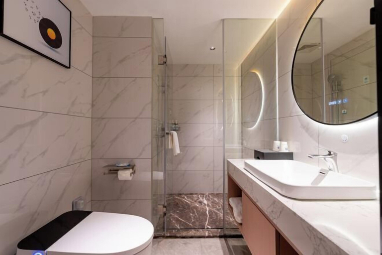 Bathroom 4, GELI Hotel (Guigang High-speed Railway Station Shenghuogang), Guigang