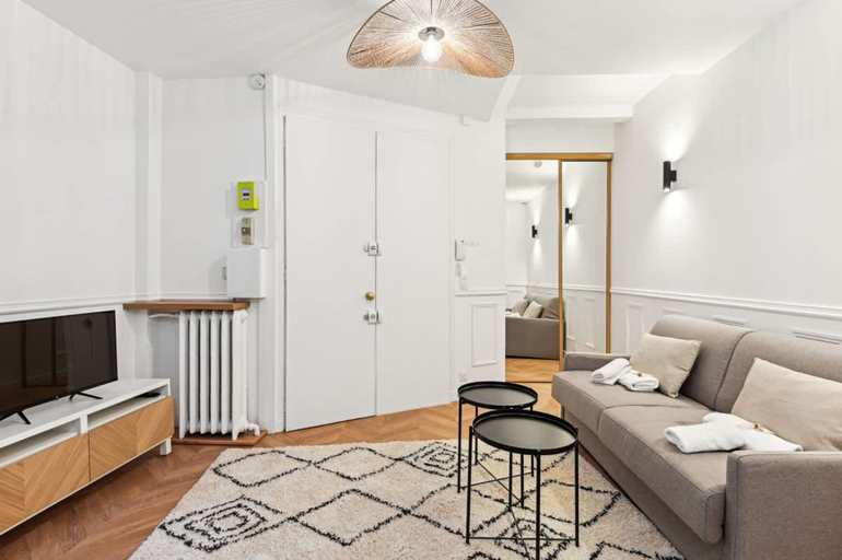 Room 2, Charming Studio - Pereire - Lease Mobility, Paris