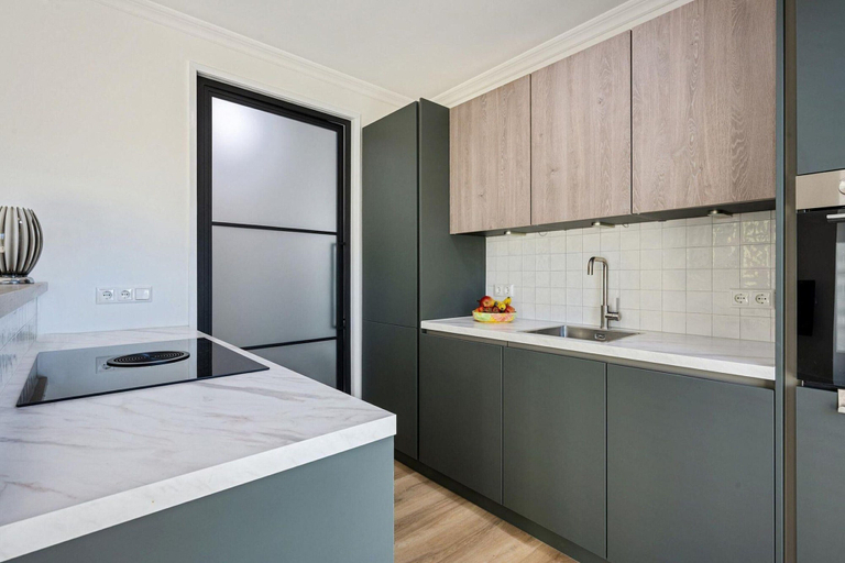 Private kitchen 2, Bungalow in Drenthe Near Forest & Lake, Coevorden