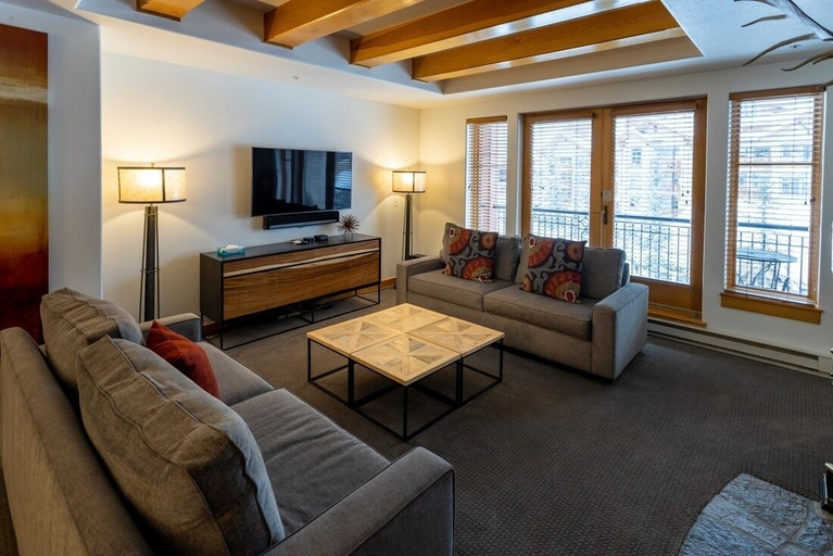 Living area 3, 4315A - One Bedroom Deluxe Creekside Condominiums 1 Condo, Salt Lake