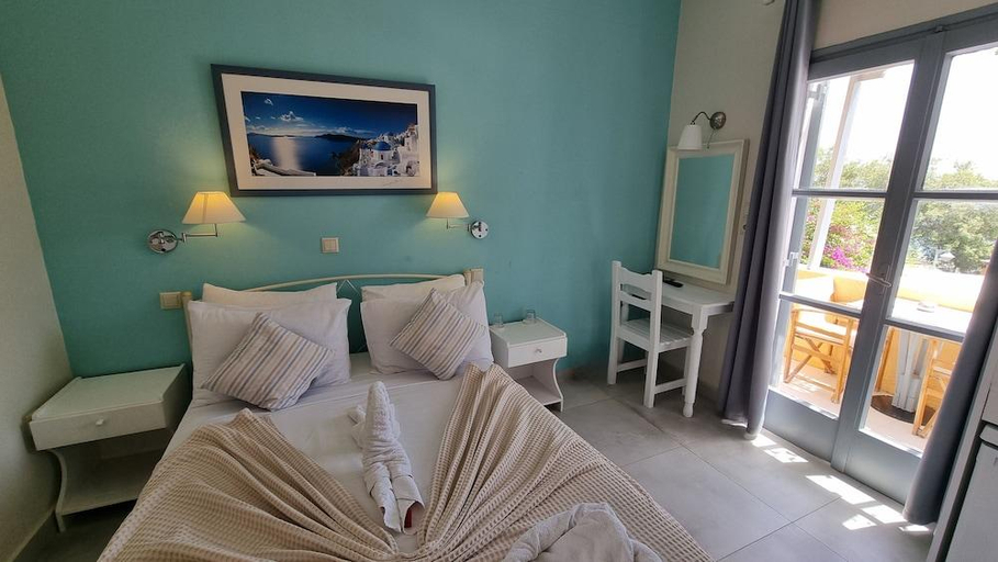 Bedroom 2, Nostos Beach Hotel, South Aegean