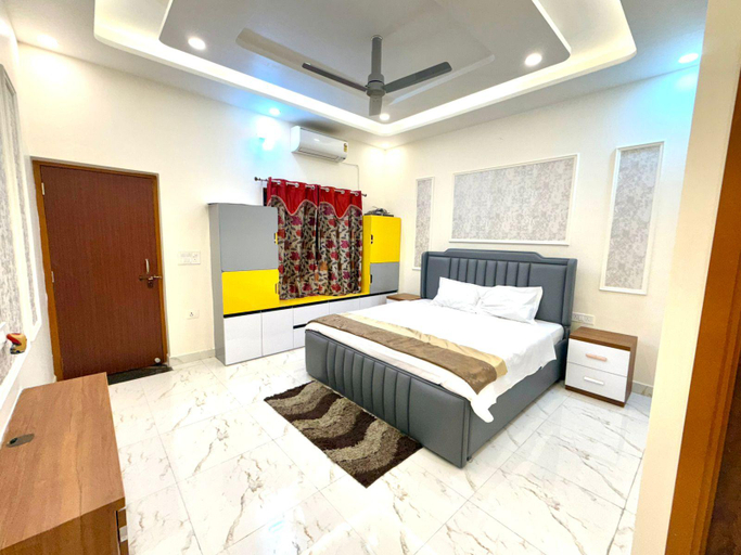 Bedroom 3, VacationBuddy Elysian Farm with Pool @ Noida, Gautam Buddha Nagar