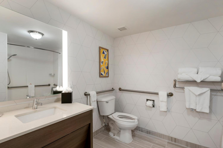 Bathroom 4, Comfort Inn & Suites Hampton near Coliseum, Hampton