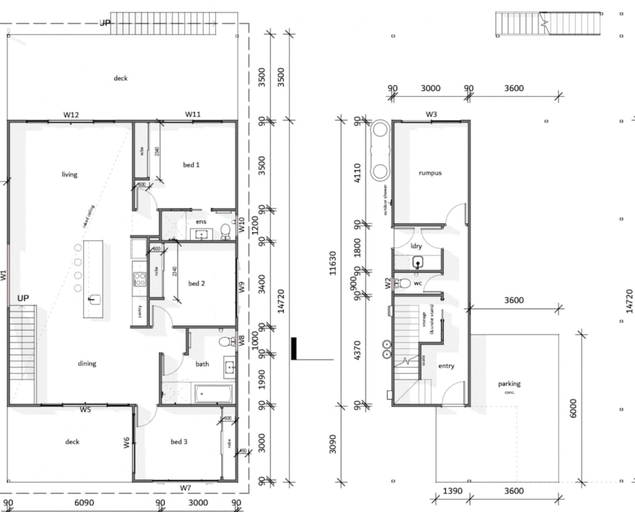 Floor plan, 3-bed Coastal Getaway With Direct Beach Access, Eurobodalla