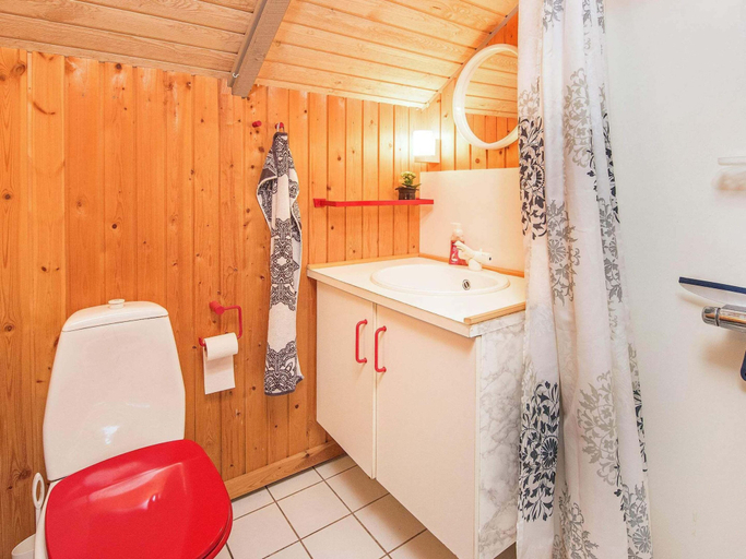 Bathroom, 4 Person Holiday Home in Oksbol, Varde