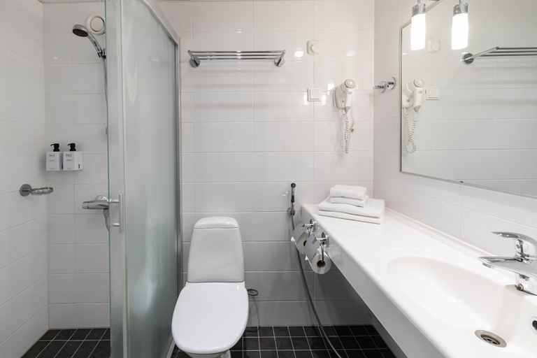 Bathroom 5, Scandic Jyvaskyla City, Central Finland