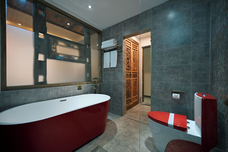 Bathroom 4, China Old Story Inn Lijiang Elite Garden, Lijiang