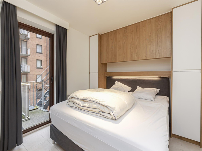 Bedroom 2, Apartment in Blankenberge near the Marina, West-Vlaanderen