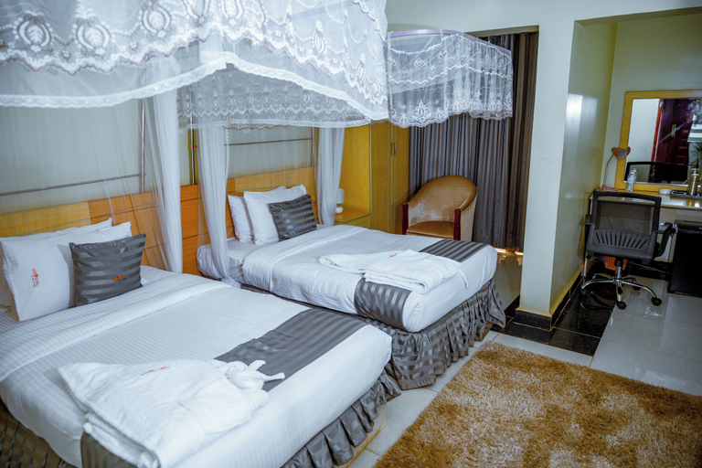 Bedroom 3, Crystal Suites and Apartments, Kampala