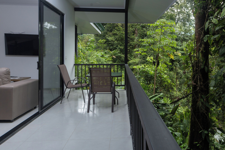 Balcony view, Villa del Río, Aguirre