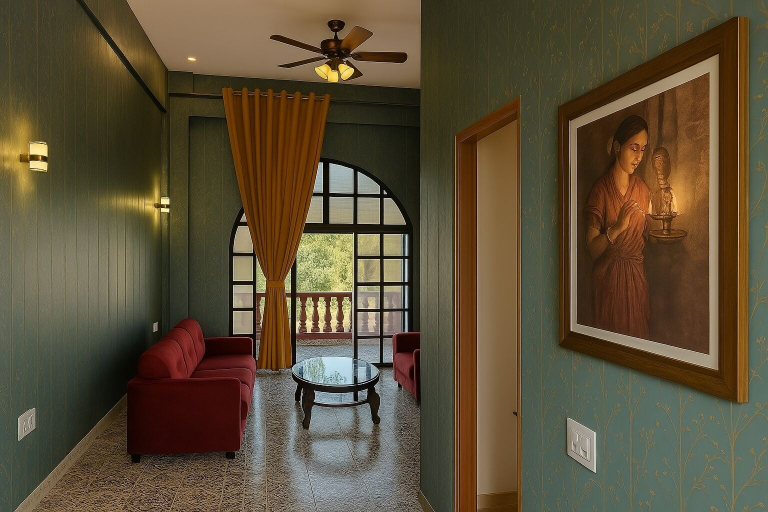 Living area 3, Qila Hotel, Moradabad