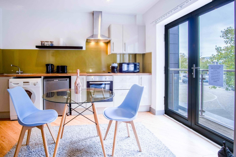 Private kitchen 3, Princess Lofts 1 - 1 Bedroom Studio - Swansea, Swansea