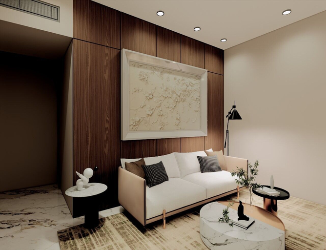 Living area, Hotel Ujjayanta, Ujjain