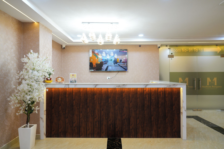 Reception 5, Madhura Luxury Hotel, Gachibowli near Hitech City, Hyderabad