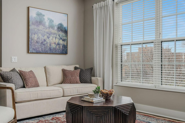 Room 3, Downtown Luxury - Top Floor 2BR at Topiary Park, Franklin