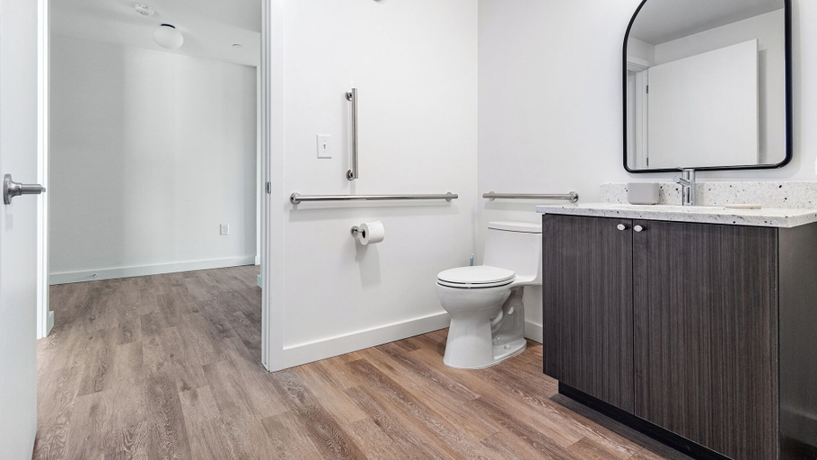 Bathroom 3, Downtown Detroit Apartments by Landing, Wayne