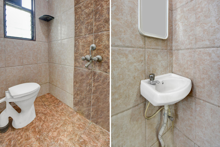 Bathroom, FabHotel Sahil Residency, Pune