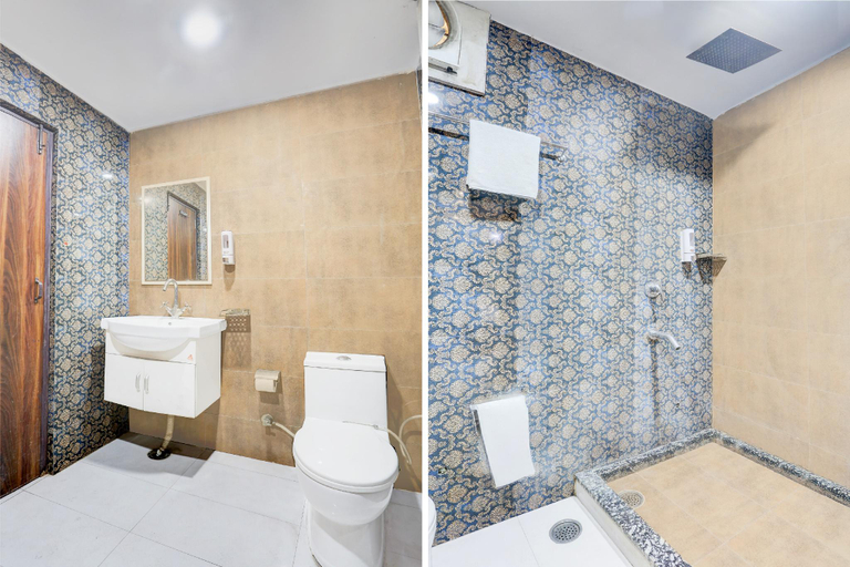 Bathroom 5, Townhouse by OYO Haibowal Chowk Near DMC, Ludhiana