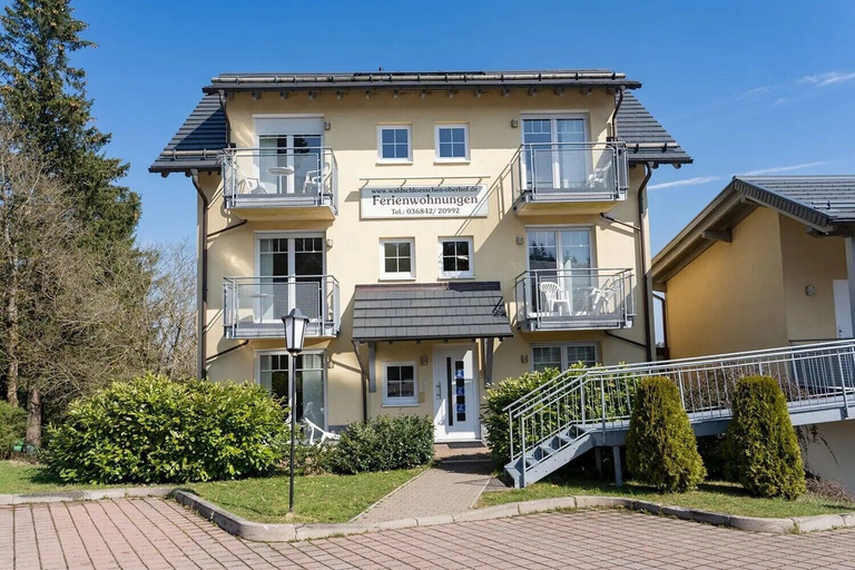 Front of property 4, Hotel Waldschlösschen, Schmalkalden-Meiningen