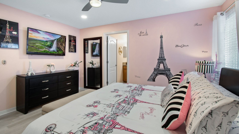 Bedroom 2, Paradise Palms Resort 5 Bedroom Townhome 5 Home, Osceola