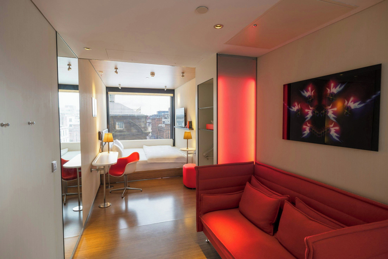 Bedroom 2, citizenM Glasgow, Glasgow