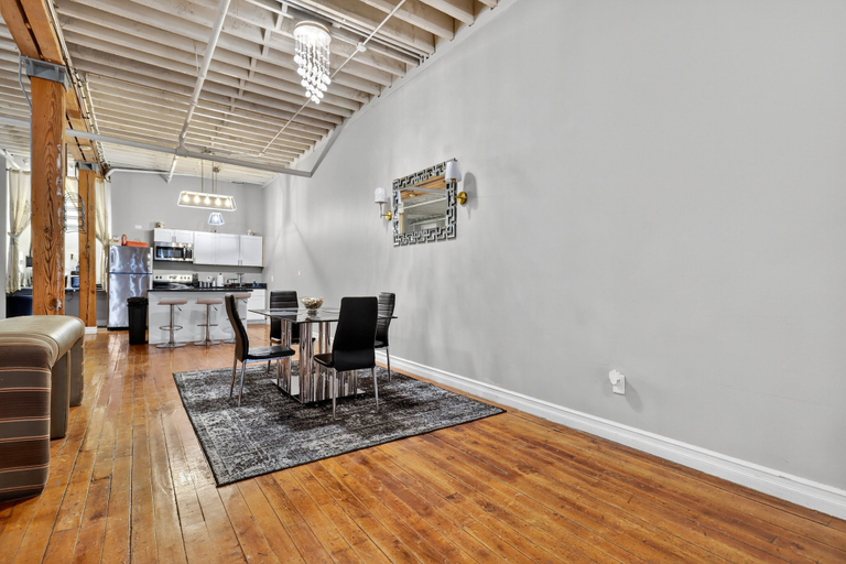 Dining 3, New! Huge Downtown Loft - Game Room - Free Parking, Wayne
