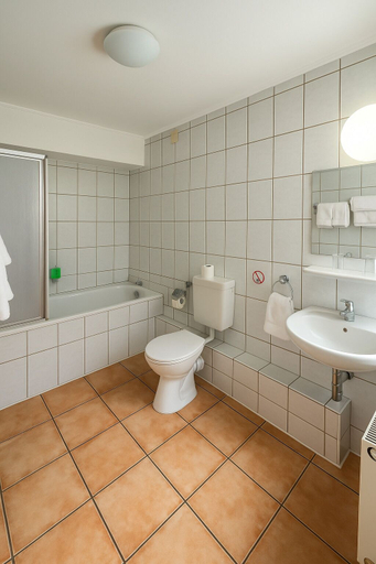 Bathroom 3, Apartments Atomis Hotel Düsseldorf City, Düsseldorf