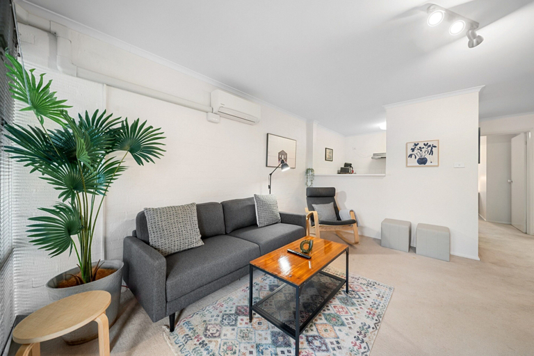 Living room 5, Stylish 1-bed Stay With Balcony & Study, Canberra