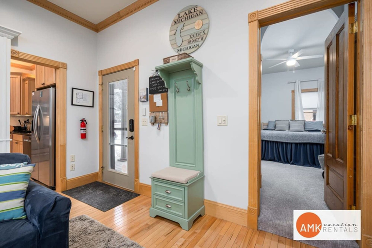 Bedroom 5, Lake Life Getaway - Condo Near Downtown, Allegan