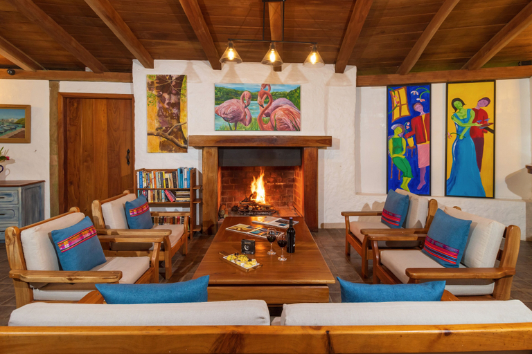 Fireplace 4, Enchanted Galapagos Lodge, Santa Cruz