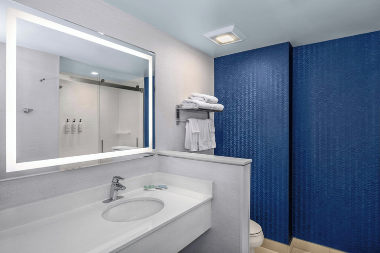 Bathroom 3, Fairfield Inn & Suites by Marriott Edmonton North, Division No. 11